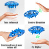 Hand Gesture Mini UFO Drone Toy Nebula Light
